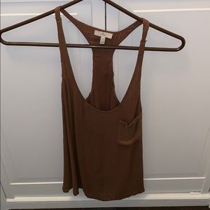 Joie racerback sequin tank top with pocket